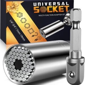 Mens Valentines Day Gifts for Him Her Super Universal Socket Tools Gifts for Men, Grip Set with Power Drill Adapter Cool Stuff Gadgets Present Ideas Gifts for Dad Husband... Mens Valentines Day Gifts for Him Her Super Universal Socket Tools Gifts for Men, Grip Set with Power Drill Adapter Cool Stuff Gadgets Present Ideas Gifts for Dad Husband...