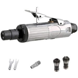 1/4 Inch Air Die Grinder, 25,000 RPM Free Speed,1/4 Inch (6MM) and 1/8 Inch (3MM) collet,Mini and Compact Size,Polishing Tool 1/4 Inch Air Die Grinder, 25,000 RPM Free Speed,1/4 Inch (6MM) and 1/8 Inch (3MM) collet,Mini and Compact Size,Polishing Tool