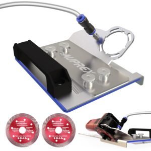 45 Degree Tile Chamfering Tool, Angle Grinder Stand for 45° Tile Cutting, Tile Cutter Tools Compatible with 100-Type Angle Grinders, Angle Grinder Attachments for Chamfering