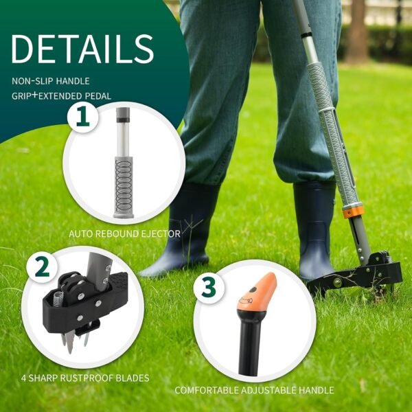 47 Inch Manual Weeder DMDMBSR Review Heavy Duty Garden Weed Puller Tool 47 Inch Manual Weeder DMDMBSR Review Heavy Duty Garden Weed Puller Tool