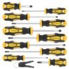Amartisan 10-Piece Magnetic Screwdrivers Set, 5 Phillips and 5 Slotted Tips Professional Cushion Grip Screwdriver Set Amartisan 10-Piece Magnetic Screwdrivers Set, 5 Phillips and 5 Slotted Tips Professional Cushion Grip Screwdriver Set