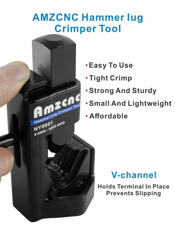 AMZCNC Hammer Crimper Tool Review Best Crimpers for Battery and Welding Cables AMZCNC Hammer Crimper Tool Review Best Crimpers for Battery and Welding Cables