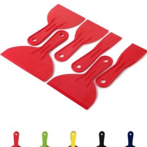 Bates 6 Pack Plastic Putty Knife Set - Paint Scraper, Spackle Tool, Spreader Bates 6 Pack Plastic Putty Knife Set - Paint Scraper, Spackle Tool, Spreader