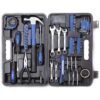 CARTMAN 148Piece Tool Set General Household Hand Tool Kit with Plastic Toolbox Storage Case Blue