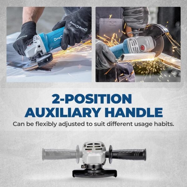 Comprehensive Dong Cheng Angle Grinder DSM14-115 Review Powerful Corded Electric Tool