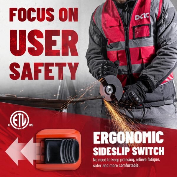 DCK 4-1/2 Inch Angle Grinder Review Powerful Compact Corded Electric Tool DCK 4-1/2 Inch Angle Grinder Review Powerful Compact Corded Electric Tool