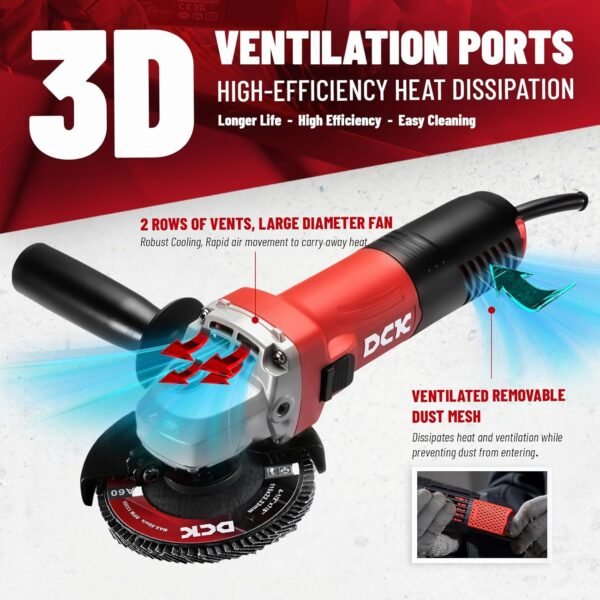 DCK 4-1/2 Inch Angle Grinder Review Powerful Compact Corded Electric Tool DCK 4-1/2 Inch Angle Grinder Review Powerful Compact Corded Electric Tool