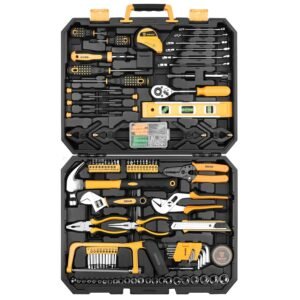DEKOPRO 228 Piece Socket Wrench Auto Repair Tool Combination Package Mixed Tool Set Hand Tool Kit with Plastic Toolbox Storage Case DEKOPRO 228 Piece Socket Wrench Auto Repair Tool Combination Package Mixed Tool Set Hand Tool Kit with Plastic Toolbox Storage Case