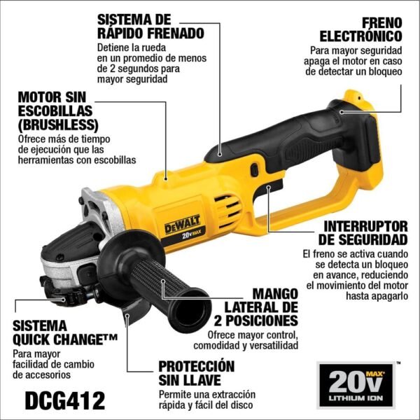 DEWALT 20V MAX Cut-Off Tool DCG412B Review Powerful Angle Grinder Insights DEWALT 20V MAX Cut-Off Tool DCG412B Review Powerful Angle Grinder Insights