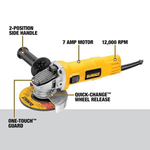 DEWALT Angle Grinder DWE4011 Review Powerful Corded Electric Tool for Fast Material Removal DEWALT Angle Grinder DWE4011 Review Powerful Corded Electric Tool for Fast Material Removal