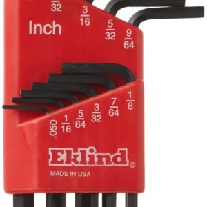 EKLIND 10111 Hex-L Key allen wrench - 11pc set SAE Inch Sizes .050-1/4 Short series EKLIND 10111 Hex-L Key allen wrench - 11pc set SAE Inch Sizes .050-1/4 Short series