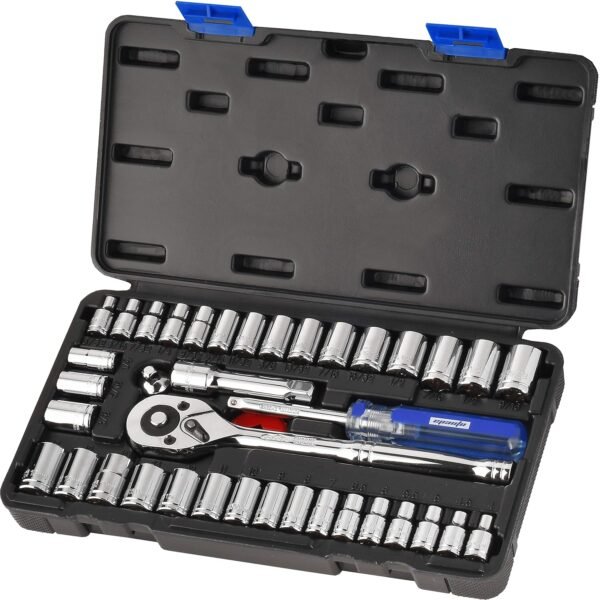 EPAuto 40 Piece Socket Set Review Durable Chrome Vanadium Steel Tools