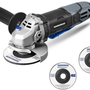 Hammerhead 6-Amp 4-1/2 Inch Angle Grinder with 3 pcs Grinding Wheel – HAAG060 Hammerhead 6-Amp 4-1/2 Inch Angle Grinder with 3 pcs Grinding Wheel – HAAG060