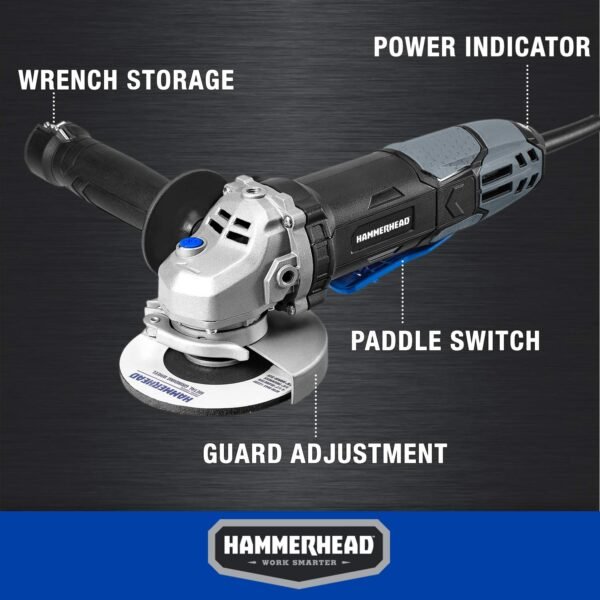 Hammerhead HAAG060 Angle Grinder Review Powerful 6 Amp Tool with Versatile Grinding Features Hammerhead HAAG060 Angle Grinder Review Powerful 6 Amp Tool with Versatile Grinding Features