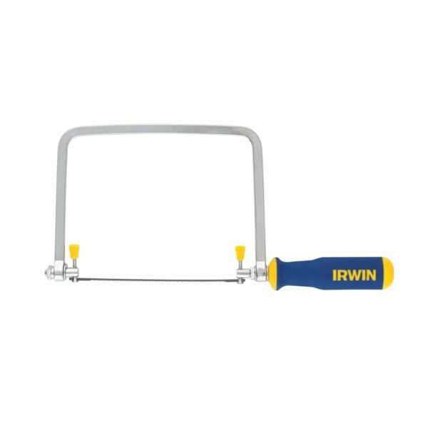 IRWIN Tools ProTouch Coping Saw (2014400), Blue & Yellow IRWIN Tools ProTouch Coping Saw (2014400), Blue & Yellow
