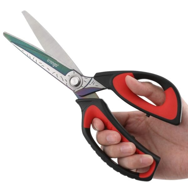 LIVINGO Heavy Duty Scissors Review Durable Titanium Coated Stainless Steel Shears
