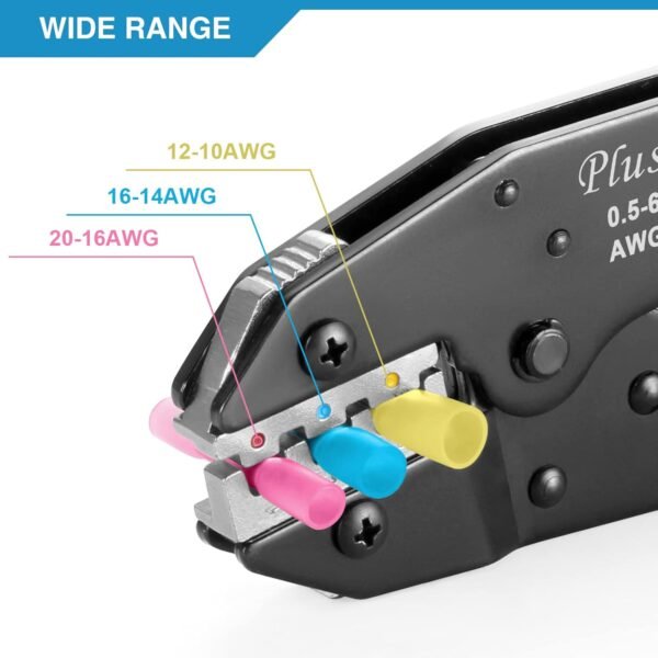 Professional Crimping Tool Review for Heat Shrink Connectors Plustool K-BM-104-US