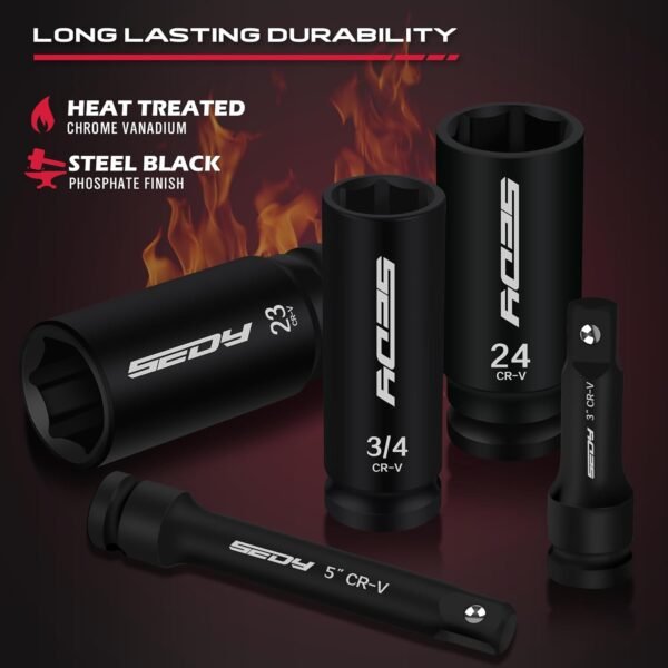 Review of SEDY 29-Piece 1/2 Drive Impact Socket Set with SAE and Metric Sizes