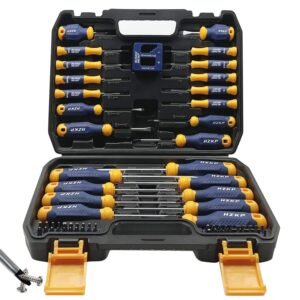 SUNHZMCKP Magnetic Screwdriver Set 66-Piece, S2- Alloy Tool Steel, Includes Slotted/Phillips/Torx Mini Precision Screwdrivers, Replaceable Screwdriver Bits With Sturdy tool box SUNHZMCKP Magnetic Screwdriver Set 66-Piece, S2- Alloy Tool Steel, Includes Slotted/Phillips/Torx Mini Precision Screwdrivers, Replaceable Screwdriver Bits With Sturdy tool box