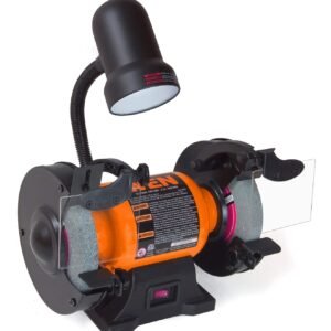 WEN BG4276 2.1-Amp 6-Inch Single Speed Bench Grinder with Flexible Work Light, Black,orange WEN BG4276 2.1-Amp 6-Inch Single Speed Bench Grinder with Flexible Work Light, Black,orange